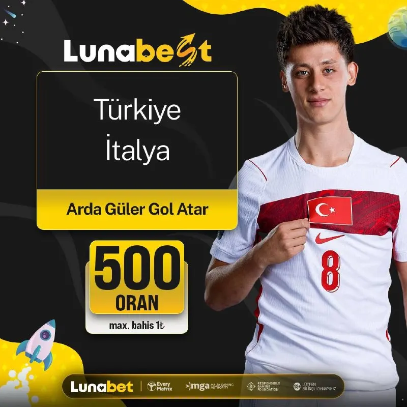 ARDA GÜLER ÖZEL ORAN! ⚽️ Lunabest ❌ 500 🔥Herkes Aynı Fırsatı Sunar, Lunabet Fırsat…