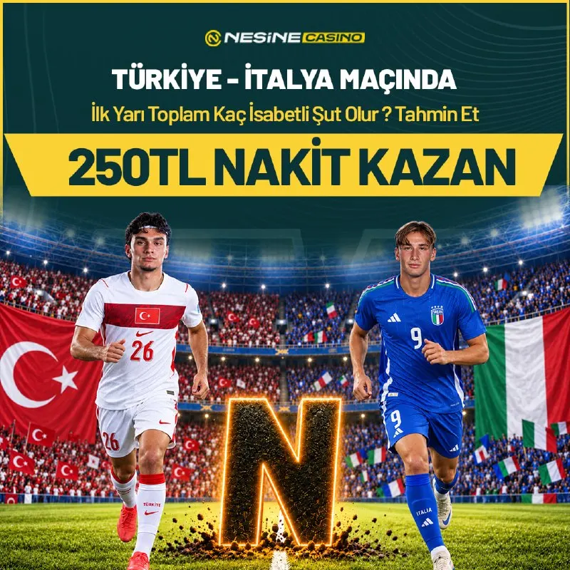 🏆 DEV MAÇ ! DEV HEYECAN DEV ÖDÜL! 🏆 🇹🇷 TÜRKİYE - İTALYA 🇮🇹 ✅Bota Gir! ✅Yarışmalara Tıkla!…