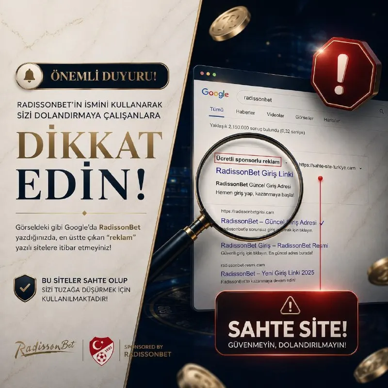 🟡🟡🟡🟡🟡🟡🎲🟡🟡🟡🟡🟡🟡 Markamız adına açılmış sahte site ve hesaplar tespit edilmiştir. ✅ Güncel…