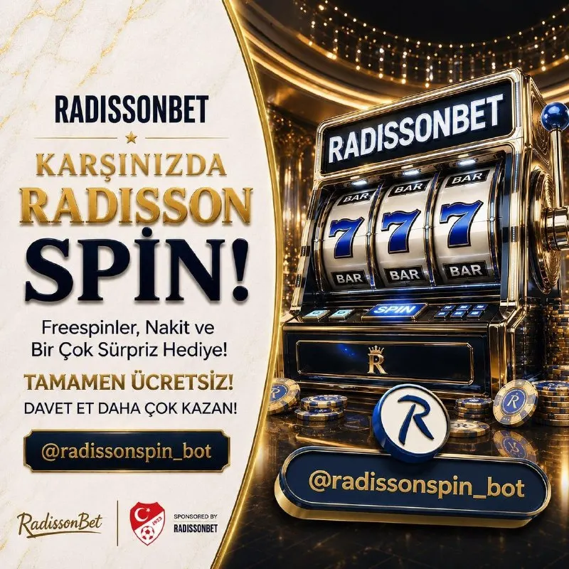 🟡🟡🟡🟡🟡🟡🟡🟡 🎰-🟡🟡🟡🟡 Tamamen Ücretsiz Spin Fırsatı şimdi #RadissonBet'te 🎰 Her 8 saatte bir 50…