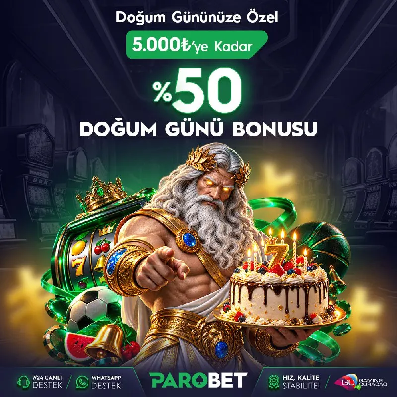 🎁 #ParoBet 'ten Doğum Günü Hediyesi❗️ 🎉 Doğum Gününüze Özel 🔢❎🔢🔢🔢🅰️🅰️ 'ye Kadar ❎🔢🔢 Doğum…