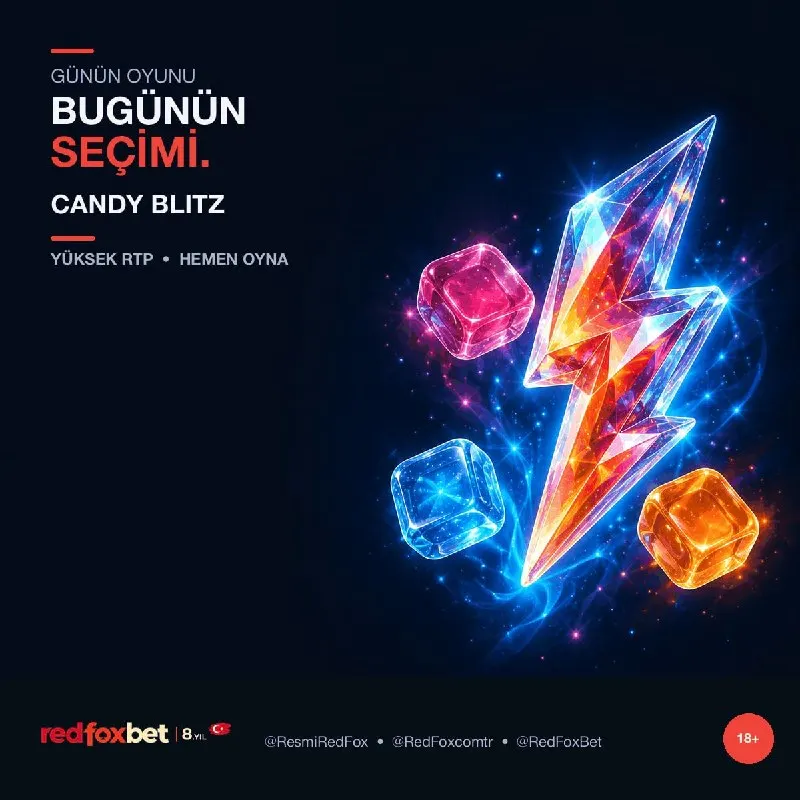 Günün kazandıran oyunu : Candy Blitz Renkli atmosfer, yüksek RTP ve büyük kazançlar seni…