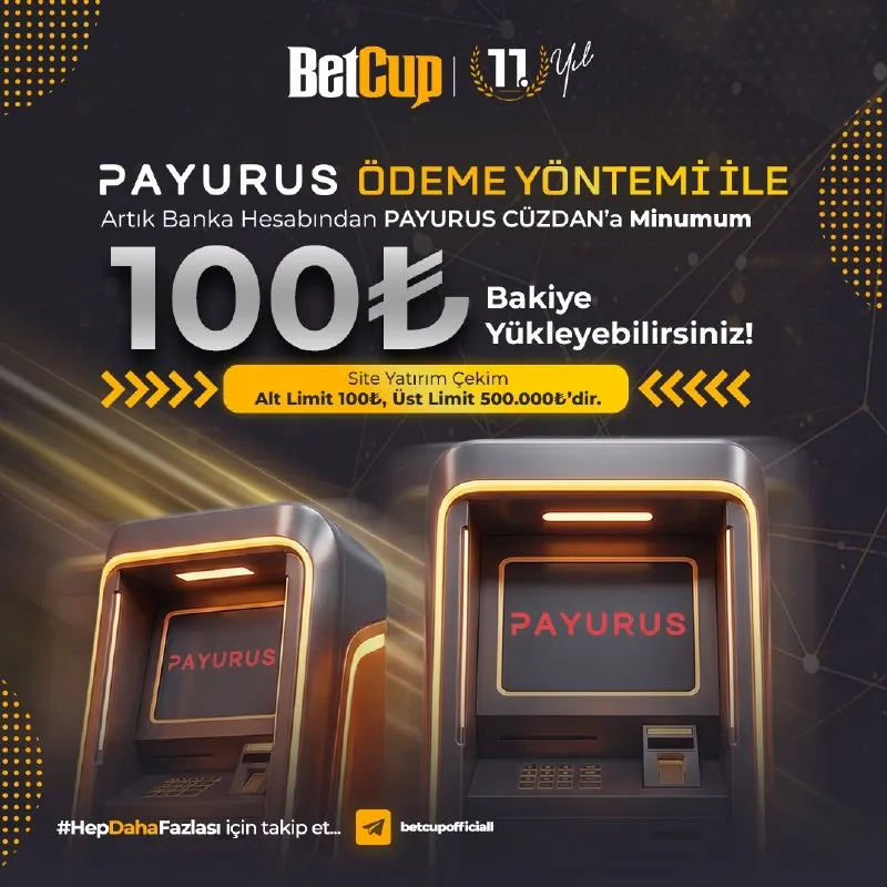 💥 PAYURUS ile 100₺ YATIRIM ŞANSI! 💥 💥Payurus Ödeme Yöntemine Özel Fırsatlar Seni…