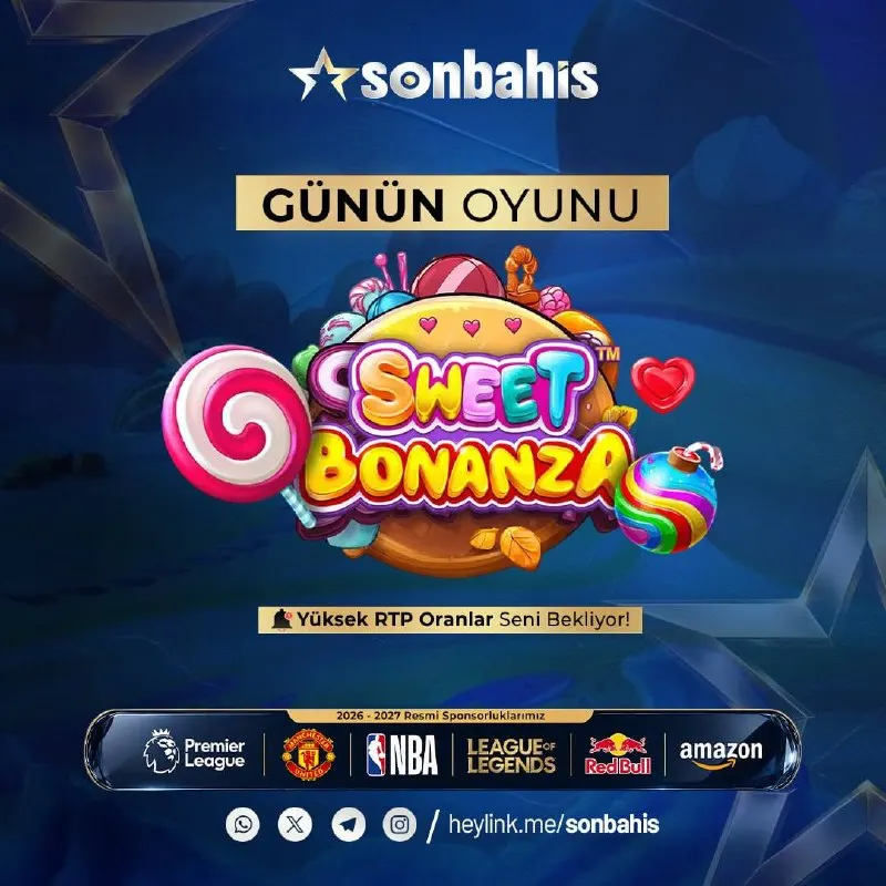 ⭐️GÜNÜN KAZANDIRAN OYUNU! 🔥 Pragmatic Play - Sweet Bonanza 🔥Kazanç doğru tercihle başlar…
