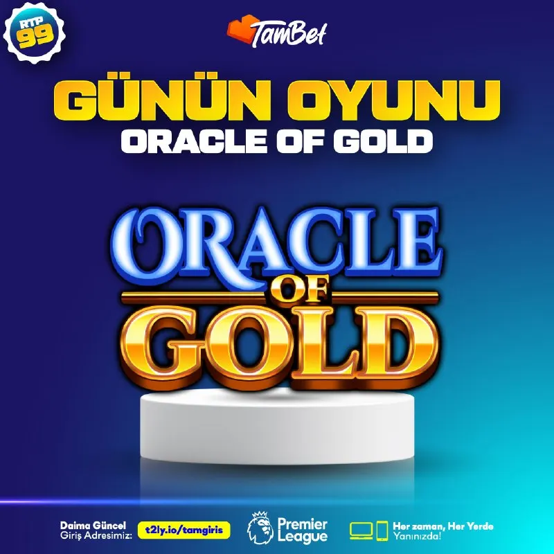 🎮GÜNÜN OYUNU! 🎮 😮 ORACLE OF GOLD 😮 👉Şimdi oyuna katıl, kazanç heyecanını hisset👉 🫴 Her…