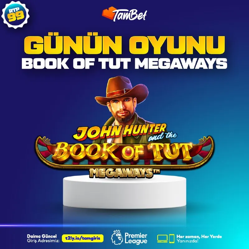 🎮GÜNÜN OYUNU! 🎮 😮 BOOK OF TUT MEGAWAYS 😮 👉Şimdi oyuna katıl, kazanç heyecanını hisset👉 🫴…