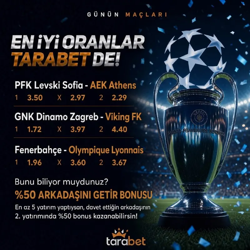 🏆 Şampiyonlar Ligi Elemeleri oranlar yükseldi! 🔼 🔠🅰️🔠🅰️🅱️🔠🔠’te karşılaşmalar arttırılmış…