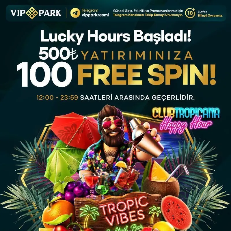 🍹Bugün Şans Sizin Tarafınızda, Lucky Hours Başladı! Bugüne özel fırsatı kaçırmayın! 🎁…