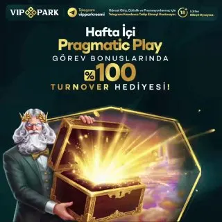 💰 Hafta İçi Ekstra Avantajın Adresi Vippark! 🔥 Pragmatic Play görev bonuslarına özel %100…