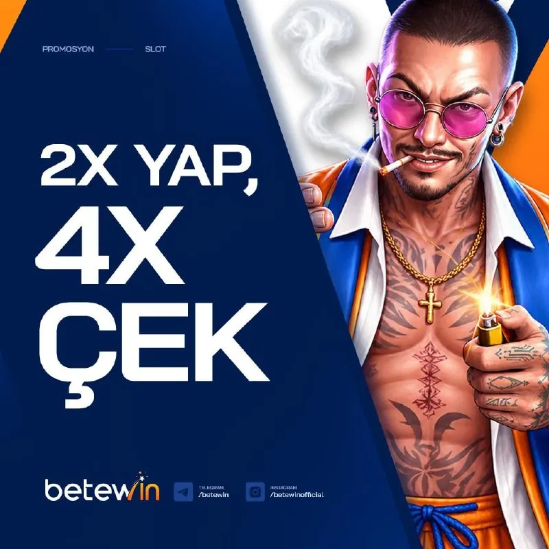 BETEWİN'DE 2X YAP 4X ÇEK AKTİF! 🎰KOD: 4x500 🎰 500₺ yatır, 1.000₺ bakiyeye ulaş, 2.000₺…