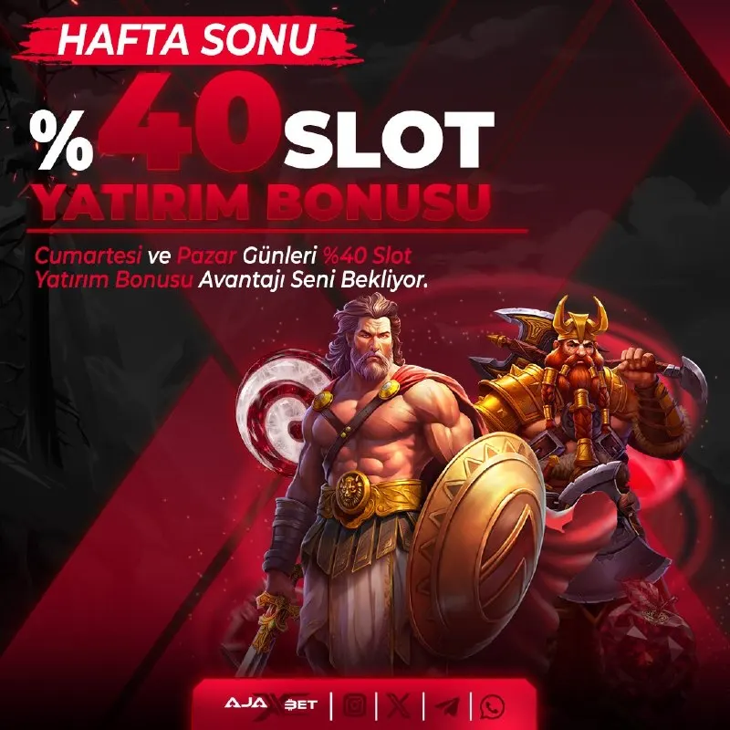 HAFTA SONU ÖZEL % 40 SLOT PATRON ÇILDIRDI 🌟CUMARTESİ ve PAZAR günlerinde…