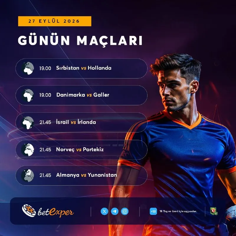 🏆 UEFA Uluslar Ligi’nde Pazar Programı! 📣 Avrupa futbolunun önde gelen milli takımları…