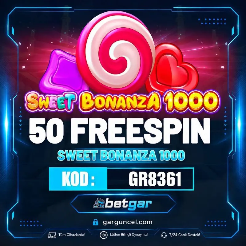 🤩 BETGAR KODU DÜŞTÜ! Sweet Bonanza 1000 oyununda Geçerli Kod Aktif! 💙Son 1 hafta…