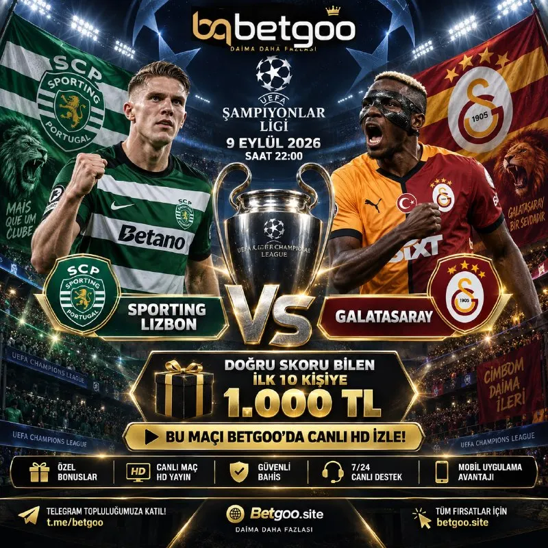 💎 BETGOO SKOR ETKİNLİĞİ 💎 ✍️ DOĞRU TAHMİN EDEN İLK 10 KİŞİDEN BİRİ OL 1.000 TL DEĞERİNDE…