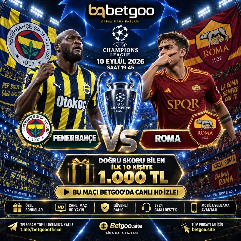 💎 BETGOO SKOR ETKİNLİĞİ 💎 ✍️ DOĞRU TAHMİN EDEN İLK 10 KİŞİDEN BİRİ OL 1.000 TL DEĞERİNDE…