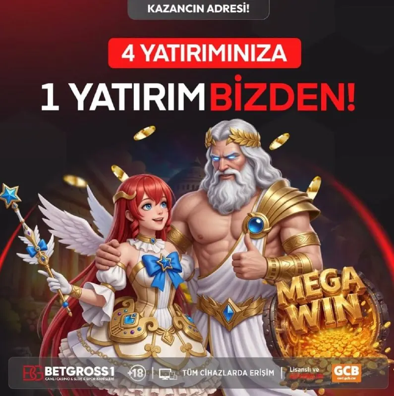 🎉 5. YATIRIMINIZ BİZDEN! SADAKAT BONUSU 🎁 BETGROSS'tan Kaybetmeyen Bir Fırsat! 🎁 Art arda…
