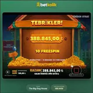 💥 The Big Dog House’ta patiler harekete geçti, heyecan kazançla buluştu! 🐾 Şanslı üyemiz…