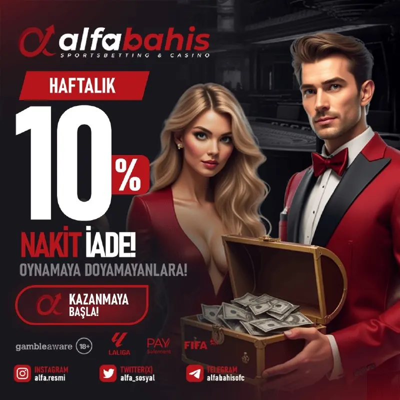 🌟 %10 HAFTALIK NAKİT İADE FIRSATI! ✨ Kaybetsen bile kazanmaya devam et! 🟣 %10 Haftalık…