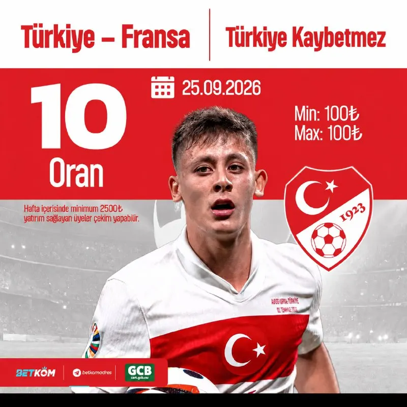 ÖZEL ORAN AKTİF 🎯 TOPLAMDA 🌌🌌🌟🌌🌌 🌌🌌🌌🌌 💎 🗓 Tarih: 25.09.2026 🔘🇹🇷 Türkiye – Fransa 🇫🇷…