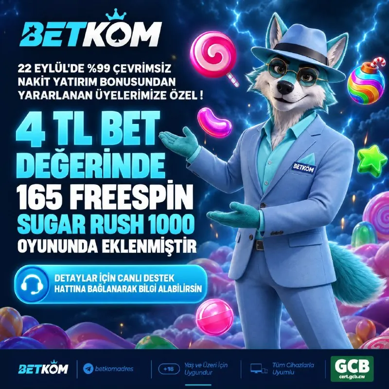 💎22 EYLÜL'DE %99 ÇEVRİMSİZ NAKİT YATIRIM BONUSUNDAN YARARLANAN ÜYELERİMİZE ÖZEL ! 💲4 TL…