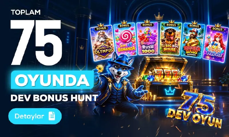 Betkom 200 Freespin Hediye! DEV HUNT BONUSUN'A ÖZEL 🏆 🔥 KOD: 75Huntrekor 😎 200 FS Bet…