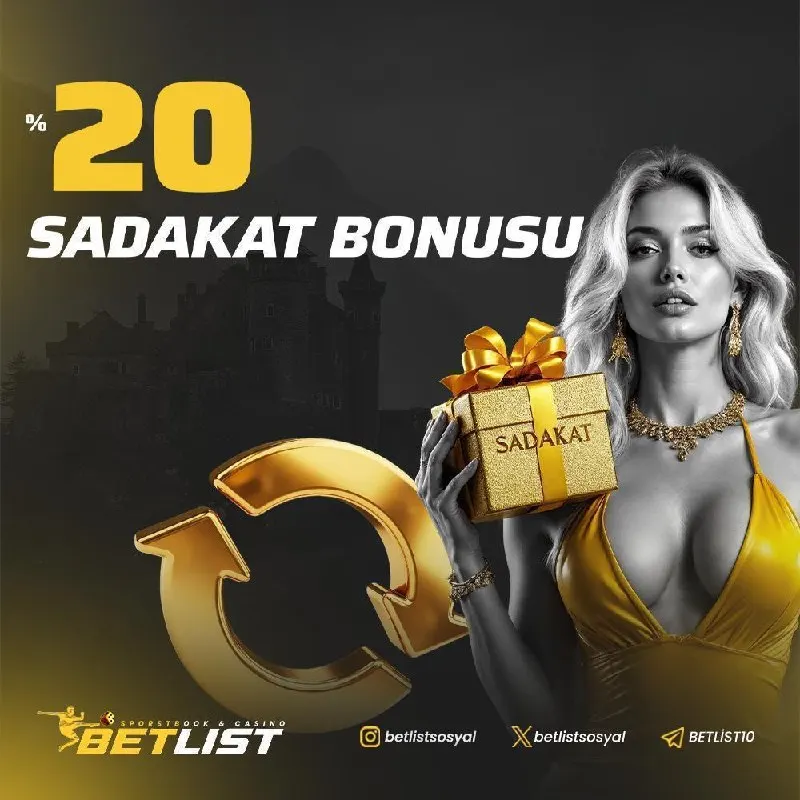 🔣2️⃣0️⃣ 🔠🅰️🔠🅰️🔠🅰️🔠 🪙 Kazandıran %20 Sadakat Bonusun Betlist'de! 🏧 Gün İçerisinde 3…