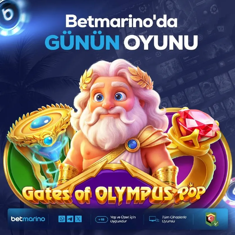 🖤🖤🖤🖤 🎮 Betmarino’da Gecenin Oyunu! ⚡ Eğlence ve heyecan Gates of Olympus Pop ile devam…