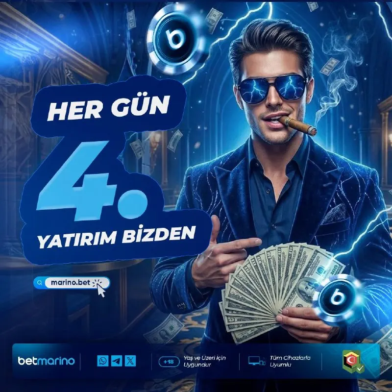 🖤🖤🖤🖤 💸 BetMarino’da kazandıran günler hiç bitmez! 🔥 Her Gün 4. Yatırım Bizden! Yatırımını…